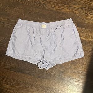 J. Crew Women's Light Blue Boxer Shorts